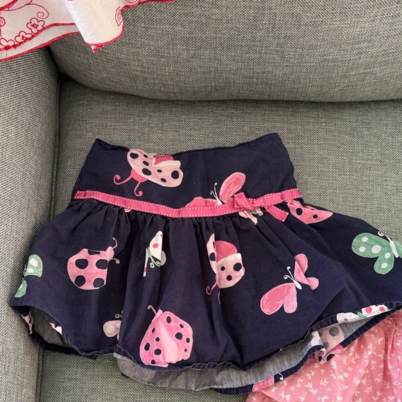 Bundle of skirts- Floral & Denim Kids Skorts - Picture 6 of 12